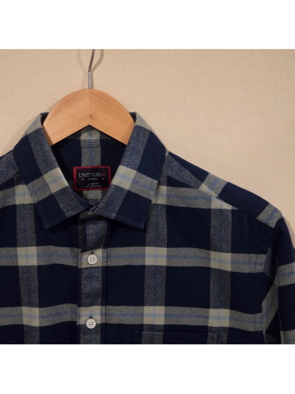 UNTUCKit Flannel Button Down S